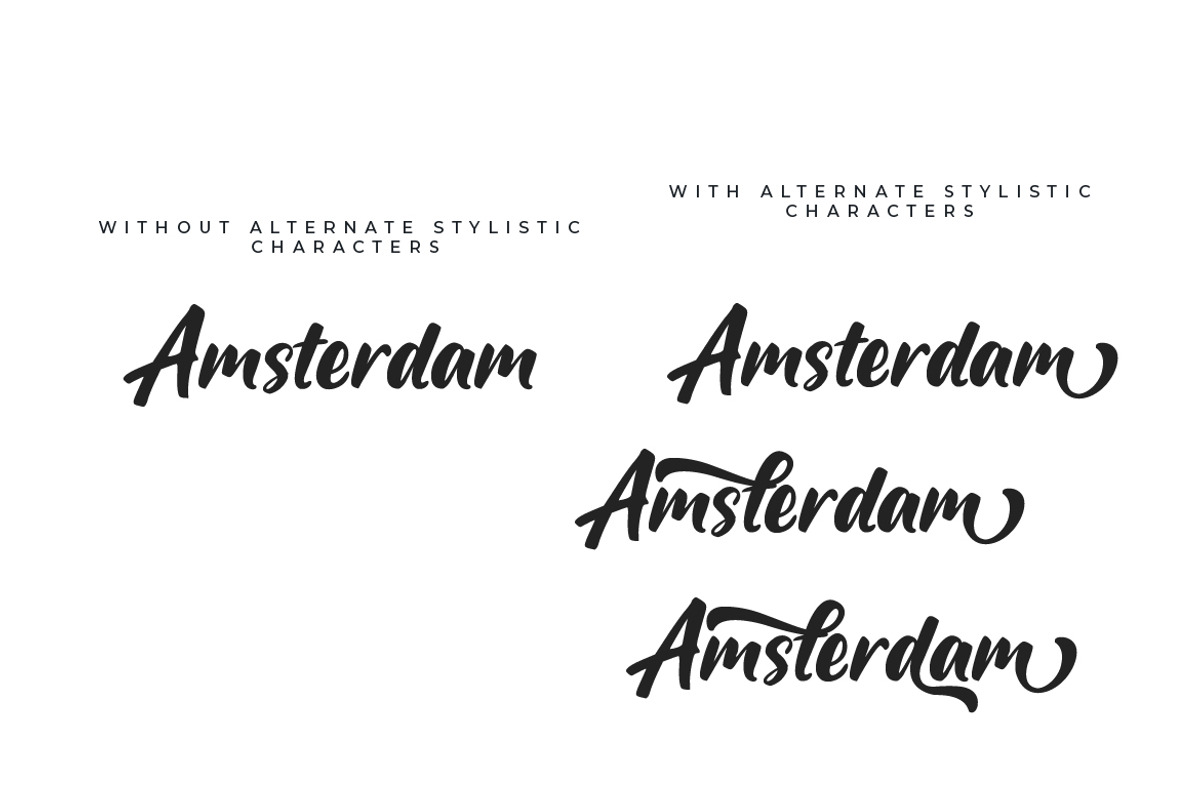 Shunda Typeface preview 5