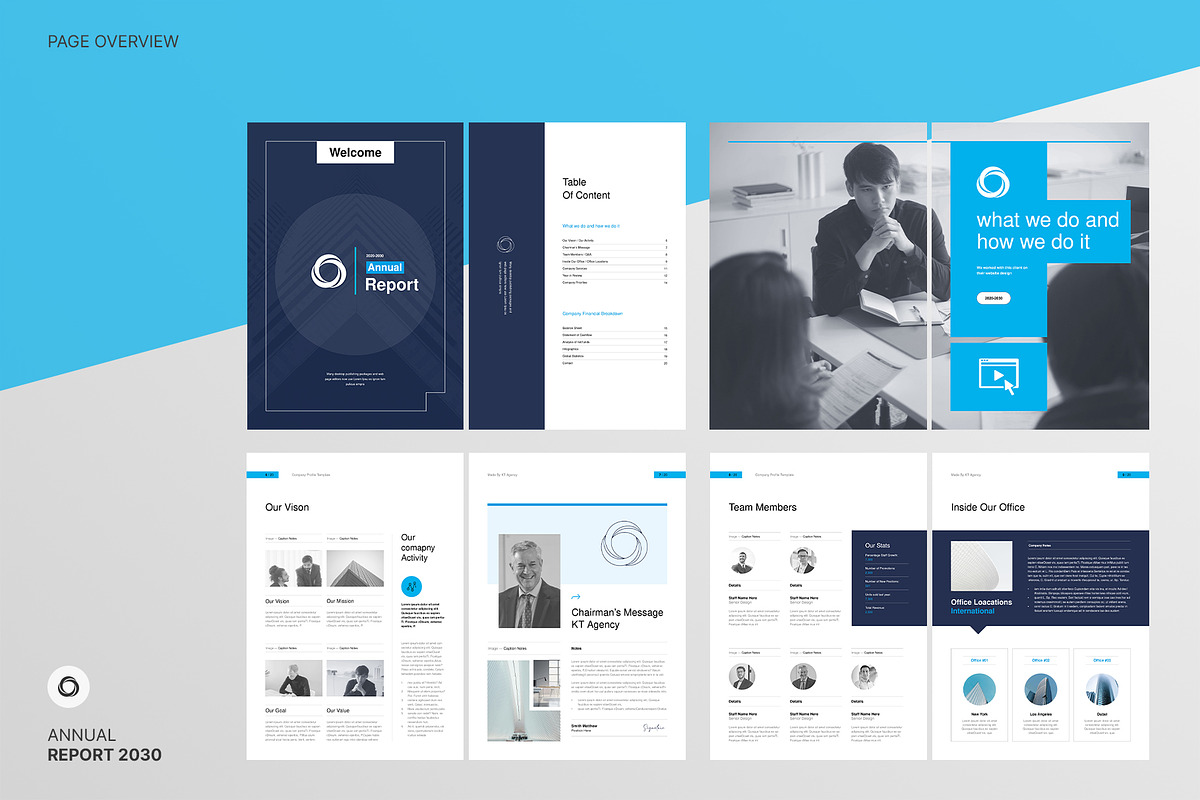 Annual Report | CANVA, a Brochure Template by KreateTribe (Photo 9 of 12)