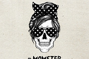 Retro Momster Skull Collection, an Illustration by Simply Factory (Thumbnail 1 of 2)