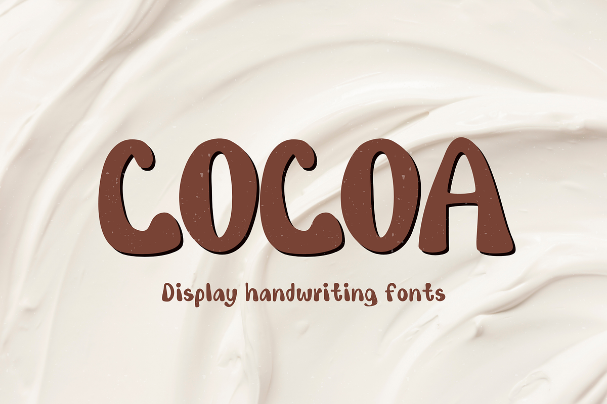 Cocoa fonts, a Handwritten Font by JJuta (Photo 1 of 7)