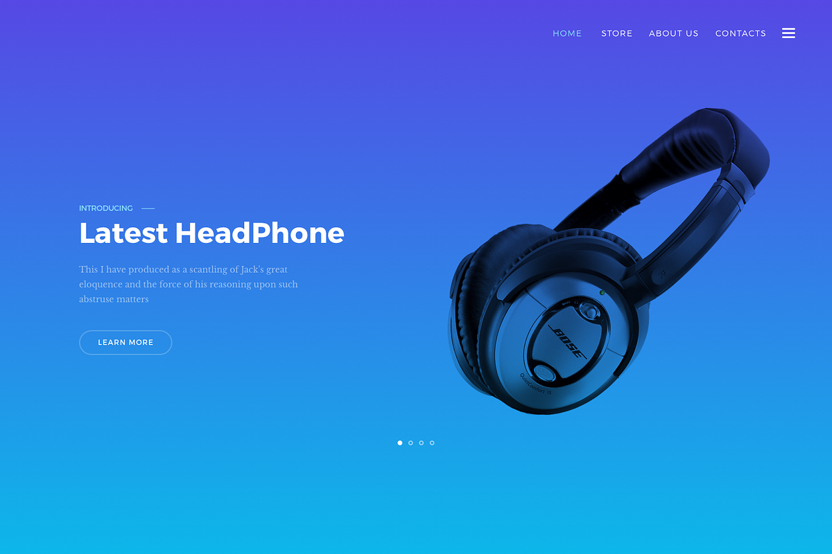 Mountains Kit | Web Headers & Heros, an UI Kit Template by CreativesCastle (Photo 2 of 5)