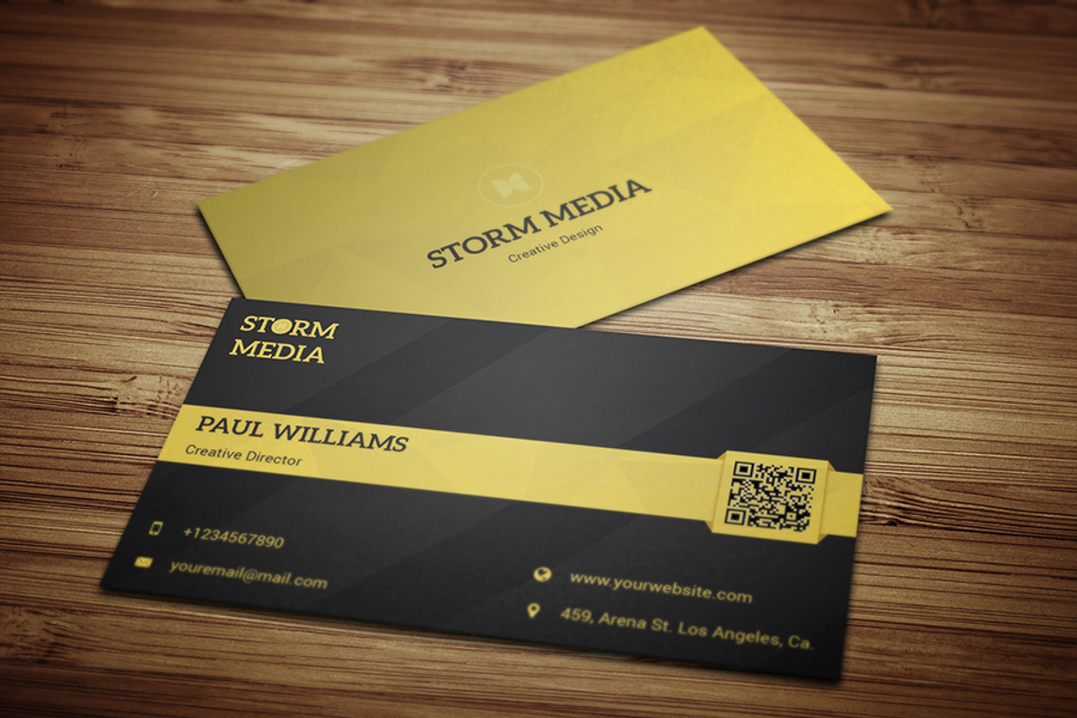 Minimal Corporate Business Card V6, a Business Card Template by PSD Storm (Photo 9 of 13)