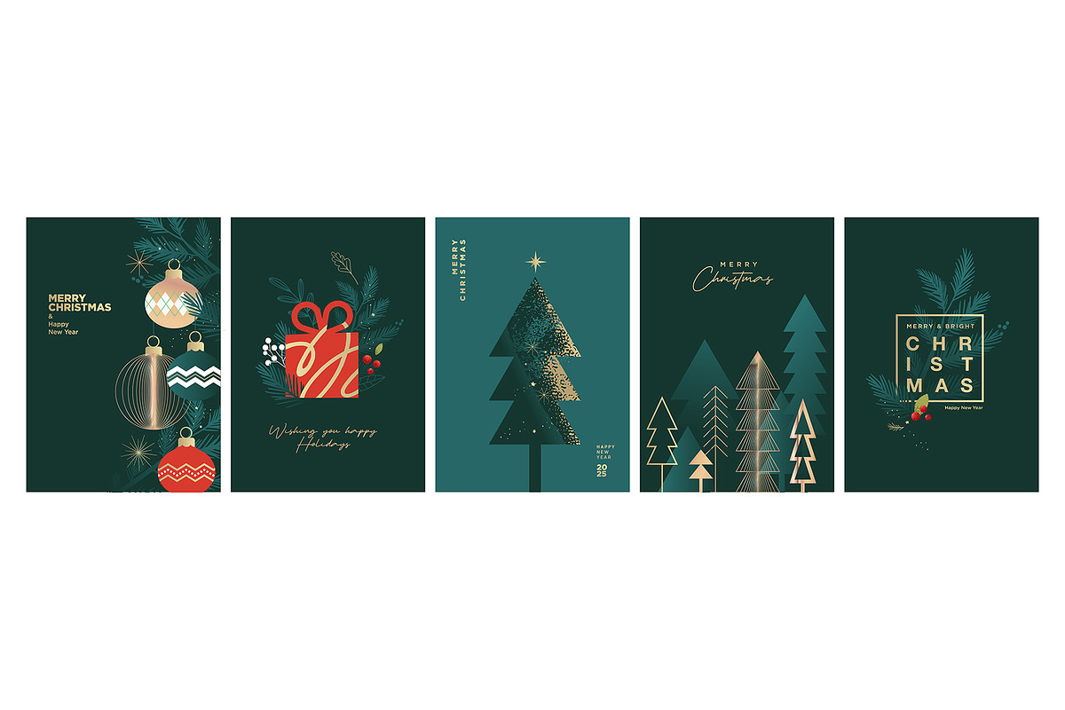 Merry Christmas and Happy New Year, a Seasonal Illustration by PureSolution (Photo 2 of 5)