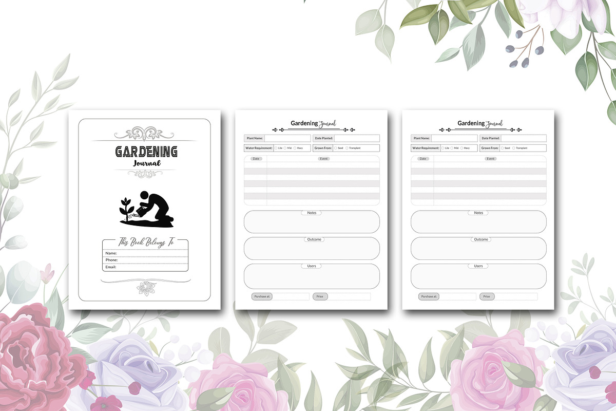 Gardening Journal, a Stationery Template by design_hut (Photo 3 of 3)