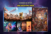 Sci-Fi Decal Overlays, an Object Graphic by Mikel Blazgad (Thumbnail 9 of 10)