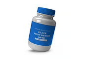 Medicine Bottle Mockup Template Set, a Packaging Mockup by DesignRushMarket (Thumbnail 6 of 11)