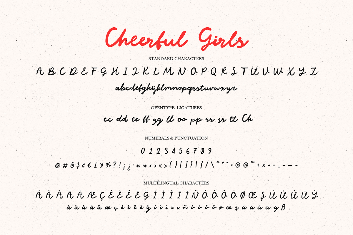 Cheerful Girls Retro Vibes Script, a Script Font by Kaya Fonts (Photo 40 of 42)