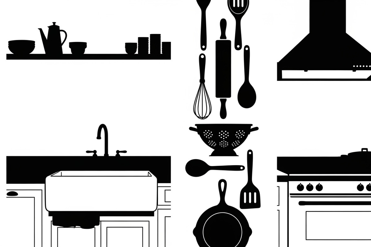 farmhouse kitchen wall decor design, an Illustration by Amazin_art (Photo 21 of 33)
