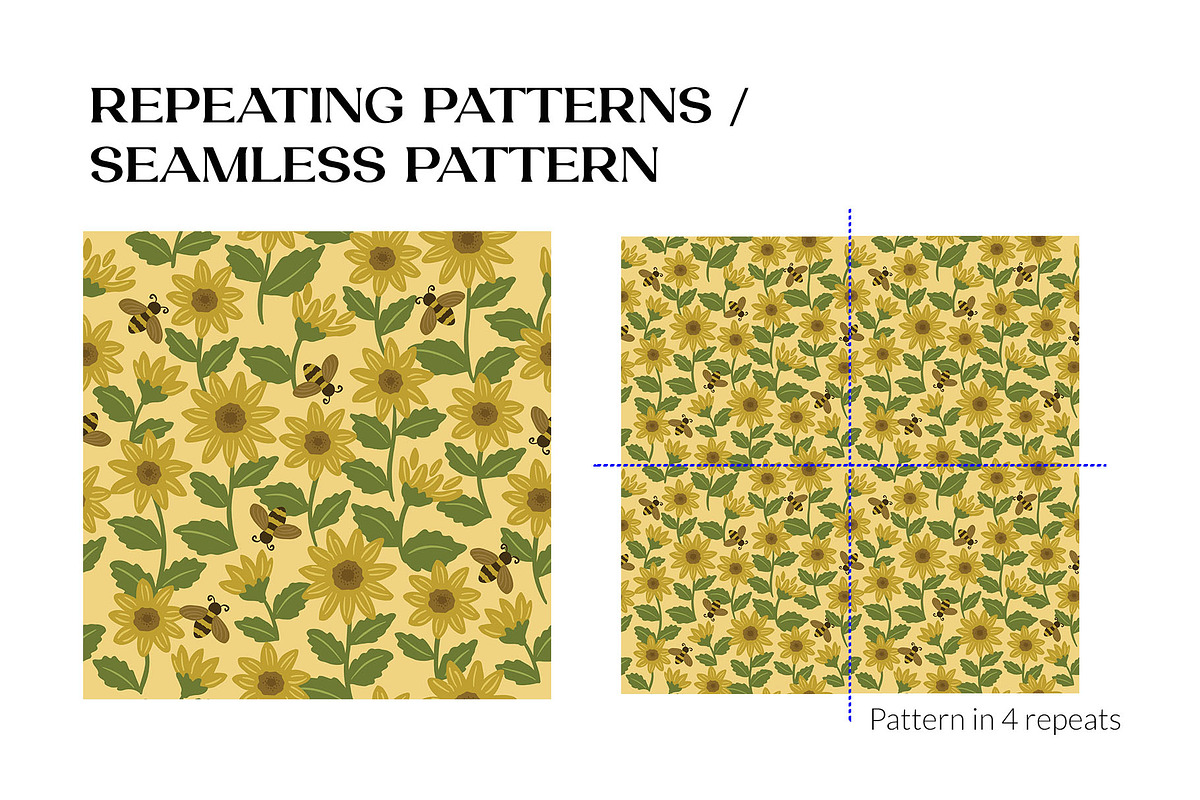 Seasonal Botanical Seamless Pattern, a Pattern Graphic by CreativeChristiana (Photo 4 of 9)
