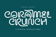 Caramel Crunch - Display Font, a Handwritten Font by Alpaprana (Thumbnail 1 of 10)