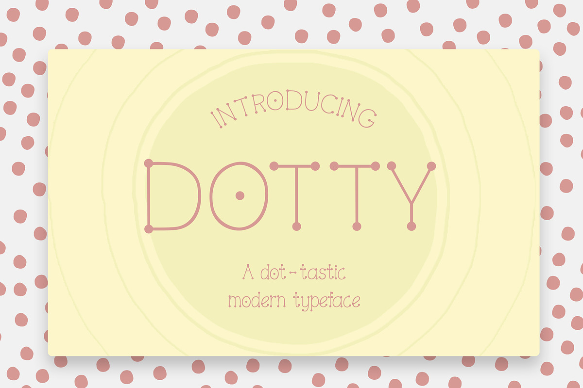 Dotty font + .ai speech bubbles
