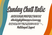 Sunday Chatt Playful Display Script, a Handwritten Font by Four Lines Std. (Thumbnail 10 of 11)