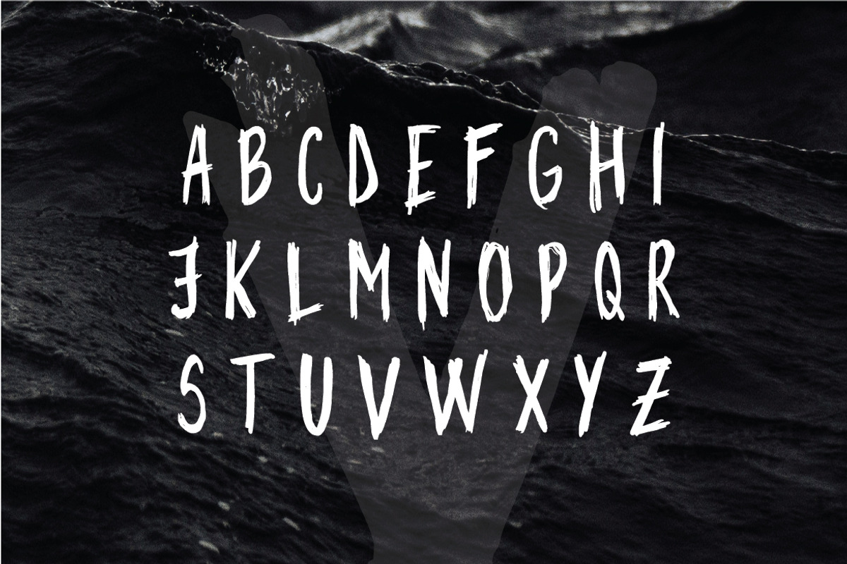 Deepo - Handwriting Font preview 2