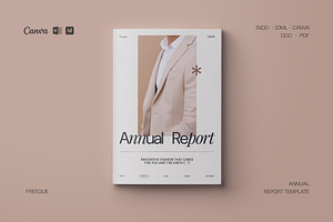 Annual Report Template - Freegue, a Brochure Template by fakhroo