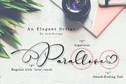 Parallove // Love Script Font, a Script Font by Aldedesign (Thumbnail 3 of 7)