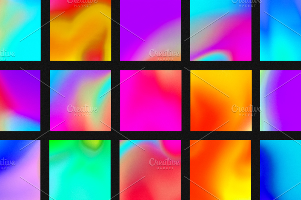 Neonic - Vivid Neon Gradients, a Texture Graphic by Studio 2am