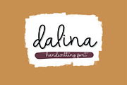Dalina, a Script Font by Fonts & Printables (Thumbnail 1 of 4)
