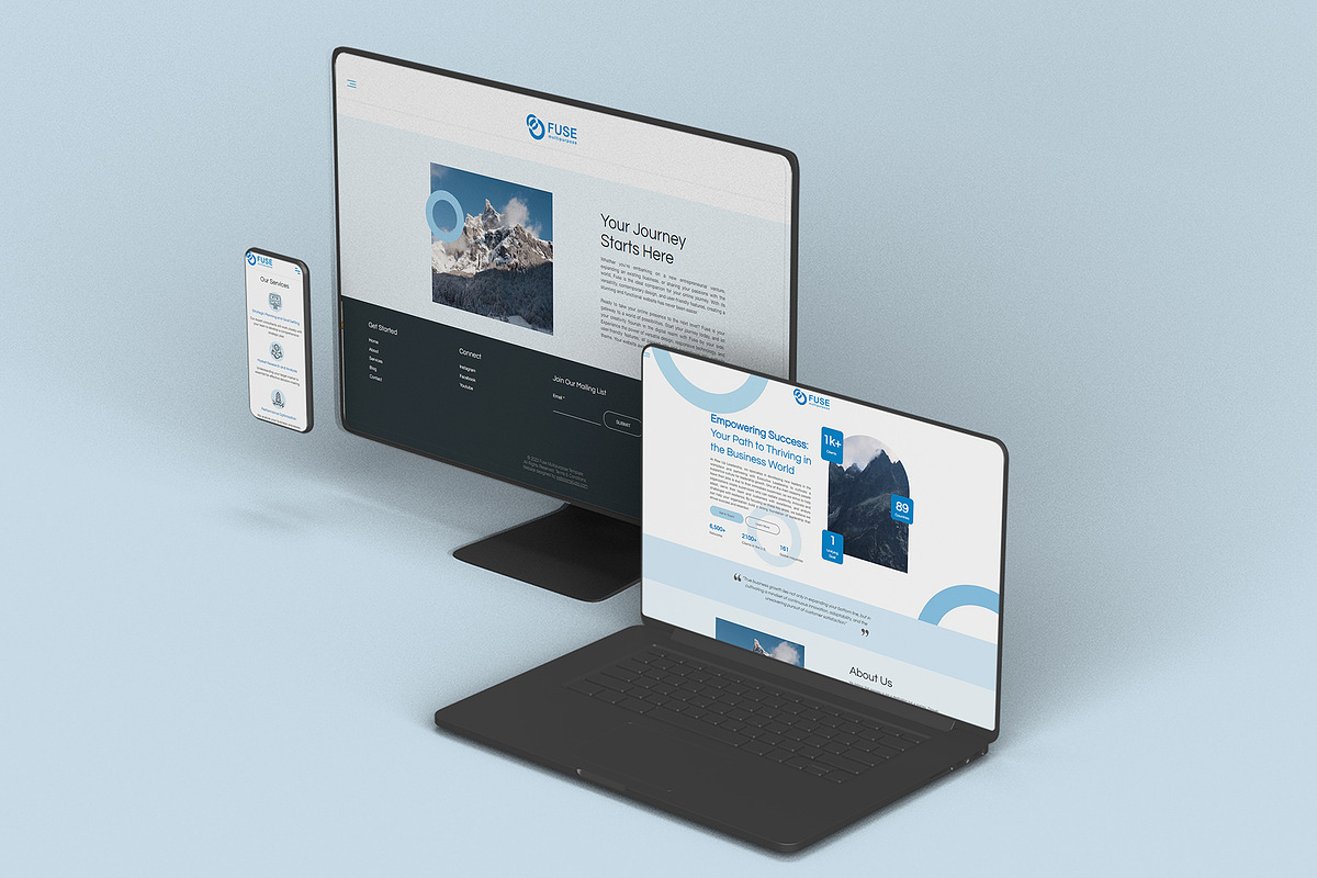 Fuse - Multipurpose Wix Template, a Wix Template by Webloom Studio - Wix (Photo 2 of 5)