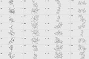 Procreate flower stamp, a Brush Add-On by AnnaPolitmerskaja (Thumbnail 4 of 4)
