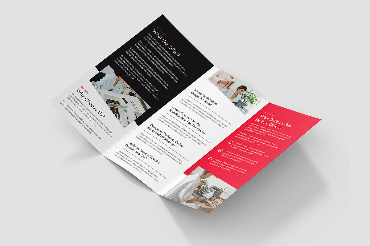Branding Agency Brochure Trifold, a Brochure Template by artbart (Photo 7 of 9)