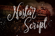 Nostar Script, a Script Font by Royaltype (Thumbnail 1 of 9)