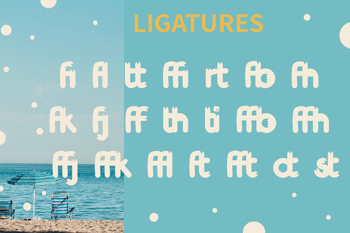 Cute Crab Display Font + Bonus, a Font by Yiru Chen Studio (Photo 8 of 16)