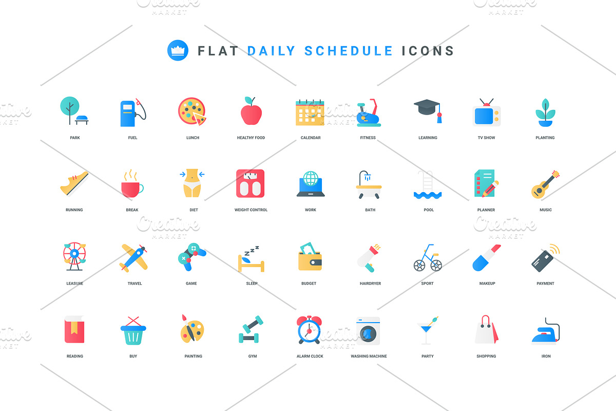 Daily routine and event, modern life, an Object Illustration by Lemberg Vector