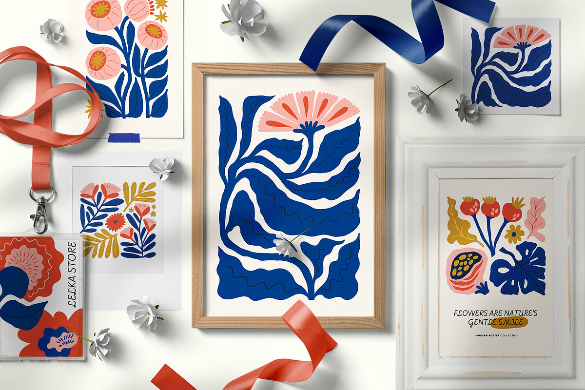 Colorful Flora | Wall Art Creator, an Object Graphic by Leleka.Store (Photo 2 of 17)