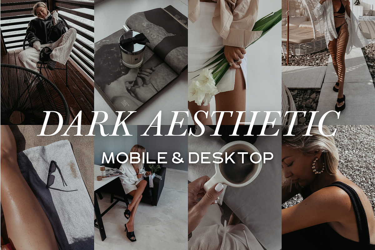 10 Dark Aesthetic Lightroom Presets, a Preset Add-On by LWPRESETS (Photo 1 of 8)