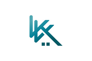 Letter KK Home Logo
