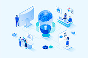 Isometric Web Illustrations, a Templates & Theme by alexdndz (Thumbnail 5 of 31)
