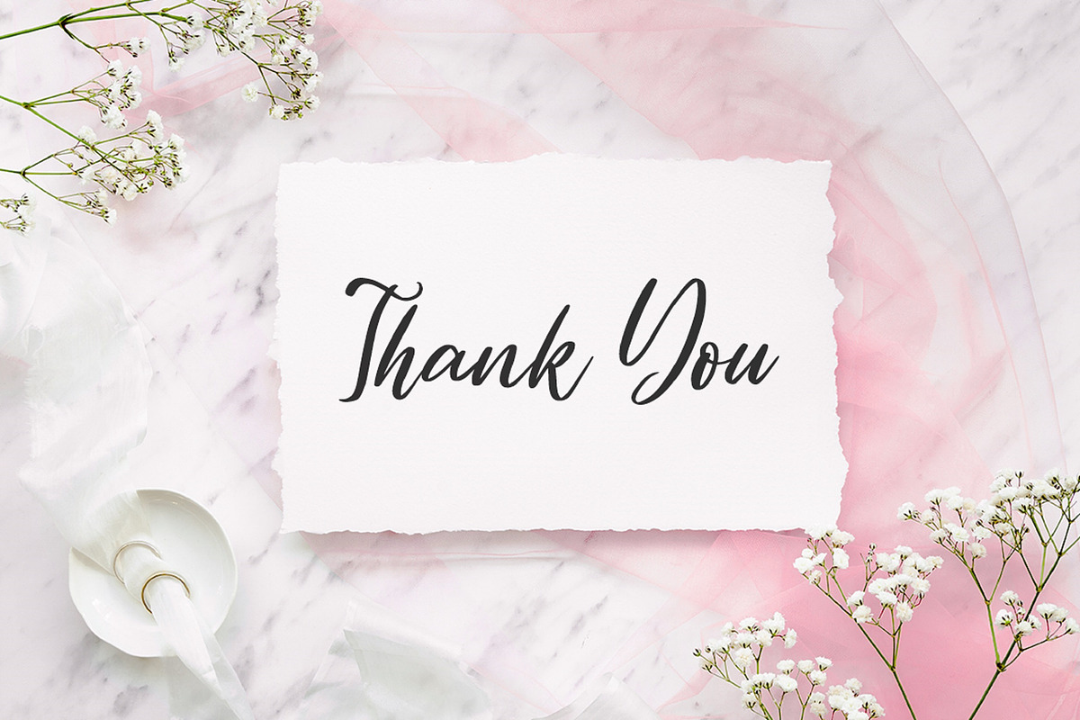 Calligraphy Font, a Script Font by Graphue (Photo 11 of 12)