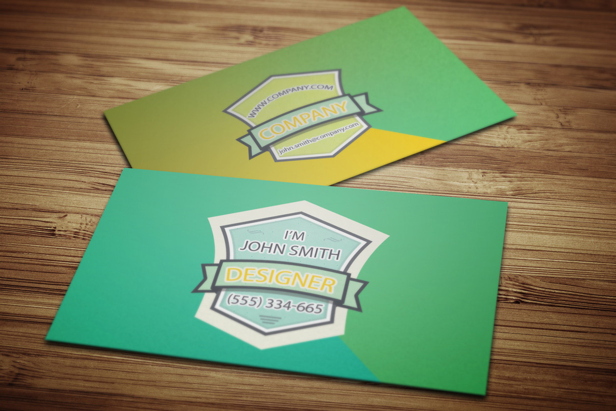 Retro Business Card, a Business Card Template by Crazyleaf (Photo 3 of 4)