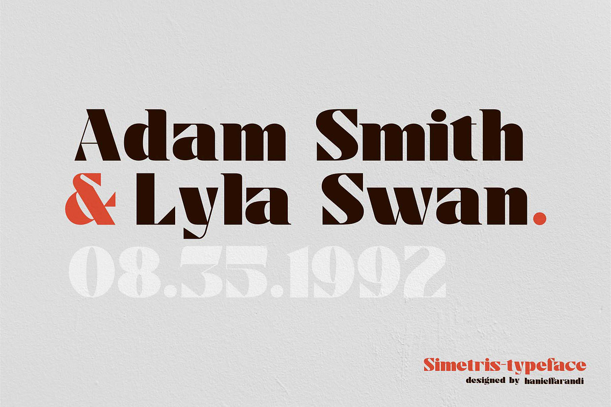 Stink / Bold Serif Font preview 2