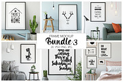 Frame Mockup Bundle Vol 3, a Print Template by Yuri-U (Thumbnail 2 of 17)