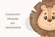 Cute Safari Jungle Animals Clipart, an Animal Illustration by ekossa_art (Thumbnail 5 of 7)