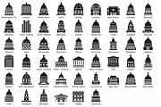 US State Capitols Icon Set, an Outline Icon by Jozsef Balazs-Hegedus (Thumbnail 3 of 6)