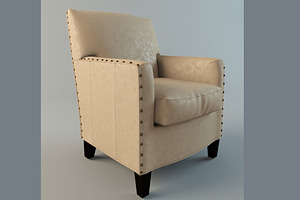 Alabaster Leather Chair