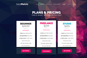 GeoMetric Agency Webflow Template