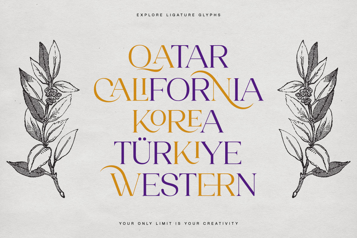 Angela - A Timeless & Elegant Serif, a Serif Font by Annivers Type (Photo 7 of 11)