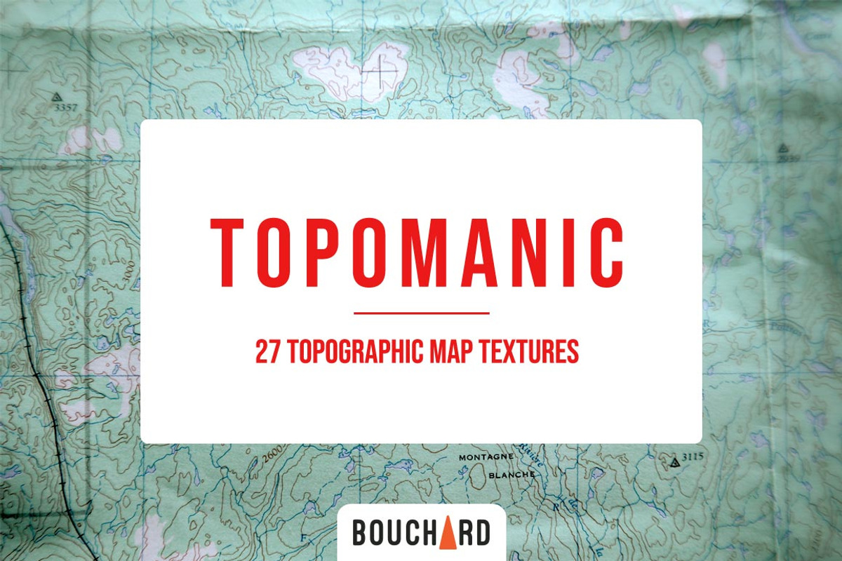 TopoManic - Topographic Map Textures, a Texture Graphic by Bouchard Designs (Photo 1 of 5)
