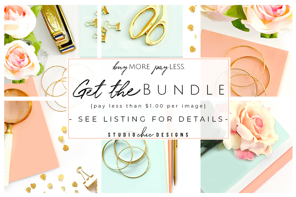 Styled Stock Gold Desktop, a Product Mockup by Studio Chic Designs (Photo 3 of 3)
