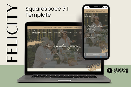 Squarespace 7.1 Template - Felicity, a Websites & App Template by Station Seven