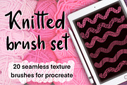 Knitted seamless Procreate brushes, a Brush Add-On by Almazova Dolzhenko (Thumbnail 1 of 10)