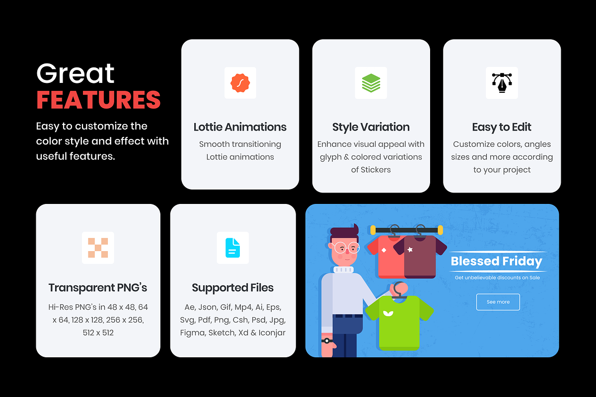 Animated Ecommerce Icons, a Duotone Icon by Prosymbols (Photo 2 of 13)