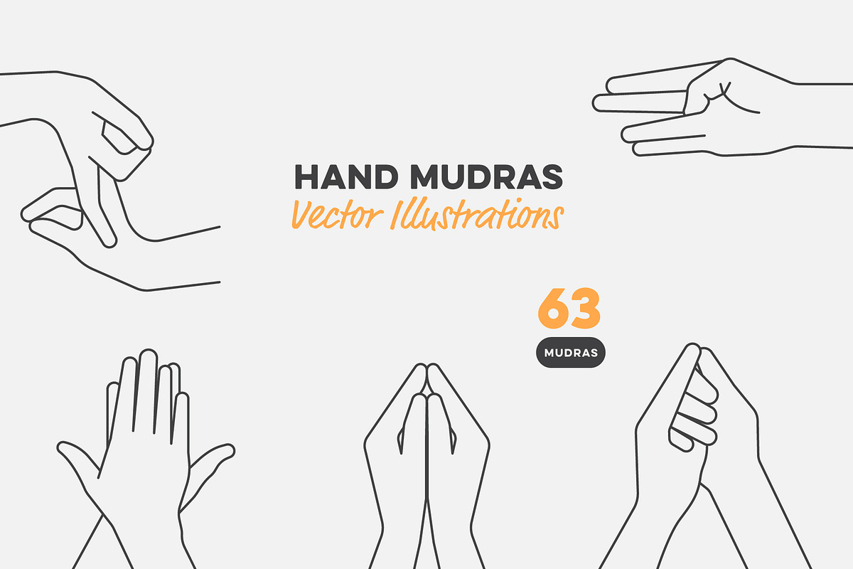 63 Hand Mudras, an Illustration by pkahraman (Photo 2 of 4)