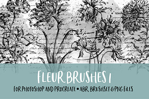Fleur 1 Brushes for PS/PRO