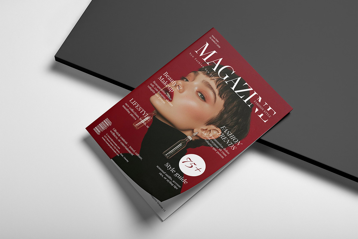 Fashion Magazine Template, a Magazine Template by Cleffon_Graphic_Studio (Photo 2 of 14)