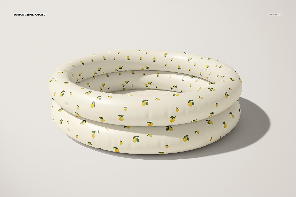 Inflatable Children's Pool Mockups, a Merchandise Mockup by creatsy5