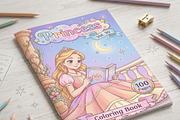Magical Princess Coloring Book Vol30, a Person Illustration by ikarifq shop (Thumbnail 2 of 7)